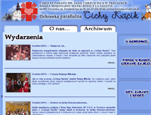 Tablet Screenshot of caritas-trzcianka.smtvsat.pl